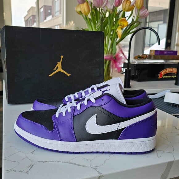 Nike Jordan 1 low court purple - black - Picture 6 of 9